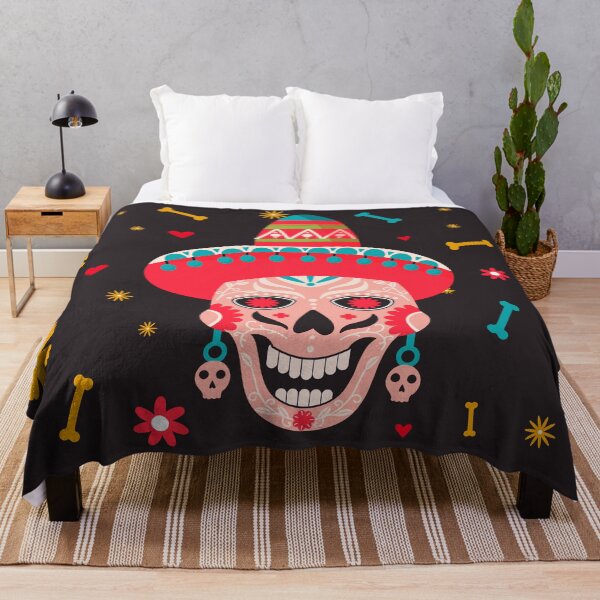 Item preview, Dia de los muertes skull. Mexican Day of the Dead.  designed and sold by CoCoArt-Ua.