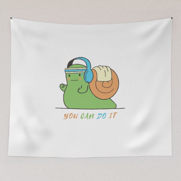 Item preview, Turtle: You can do it - Motivational Quotes designed and sold by kamlynash.