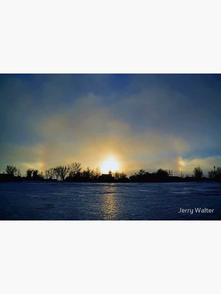 Thumbnail 3 of 3, Photographic Print, Sundogs at Crosby 1/08/15 designed and sold by Jerry Walter.