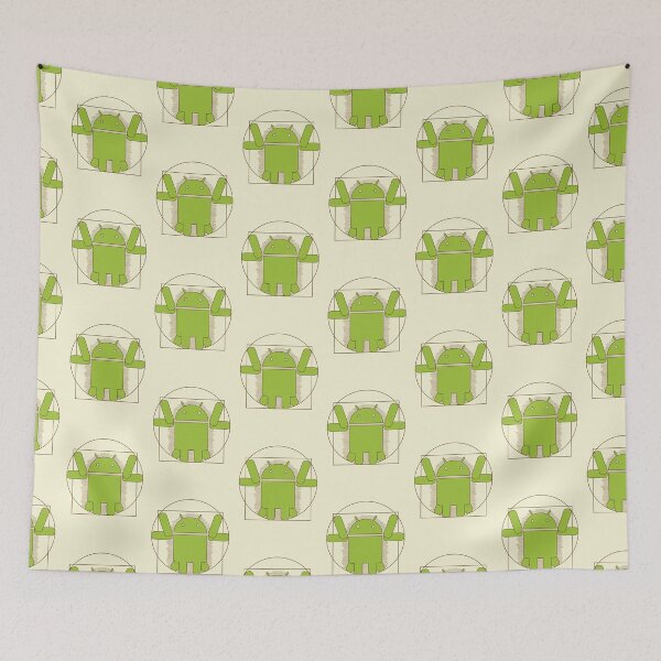 Item preview, Vitruvian Android designed and sold by Doodles.