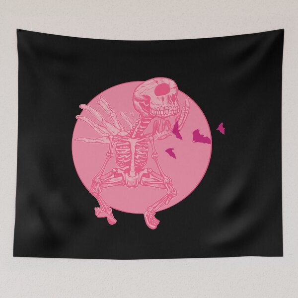 Item preview, Rocker Skeleton Dancing Pink designed and sold by joanaoberg.