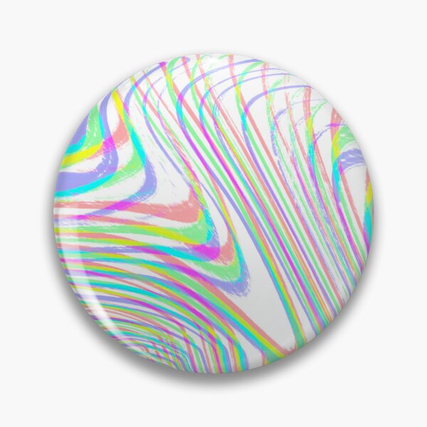 Item preview, Modern Liquid Swirl Abstract Pattern Square Vibrant Neon Tones and White Multicolor Design designed and sold by theprintedclub.