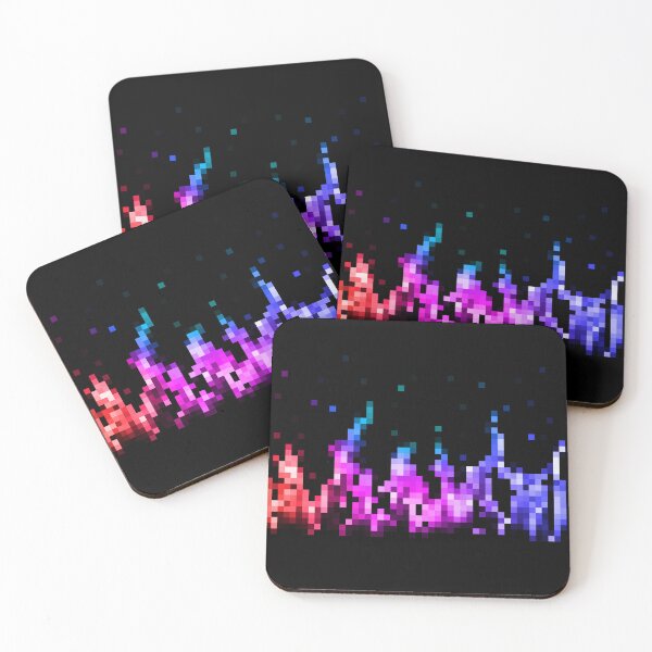 Item preview, Coloured Pixel Fire! designed and sold by Arc1.