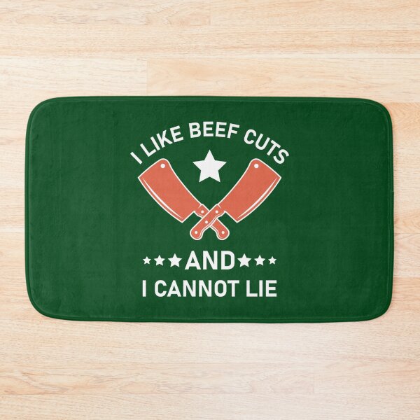 Item preview, I like beef cuts and i cannot lie - butcher    designed and sold by DustyRoadDesign.