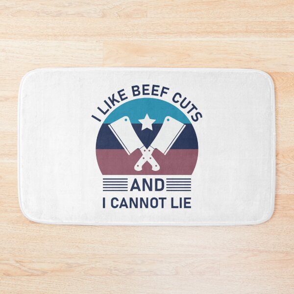 Item preview, I like beef cuts and i cannot lie - butcher   designed and sold by DustyRoadDesign.