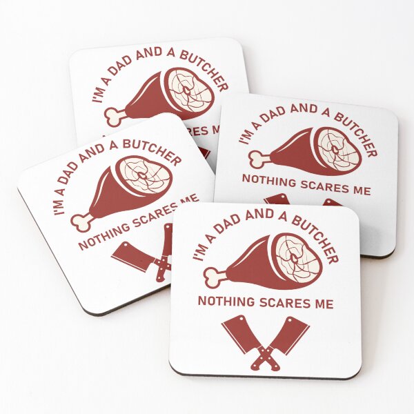 Item preview, I_m a dad and a butcher nothing scares me - Butcher Meat Cutter Butchery     designed and sold by DustyRoadDesign.