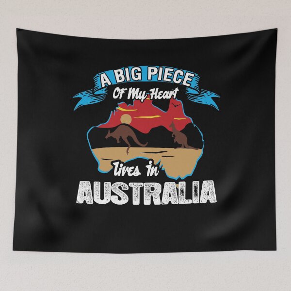 Item preview, A Big Peace Of My Heart Lives In Australia designed and sold by UnknownArtistt.