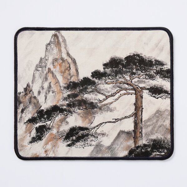 Item preview, Yellow Mountain in Rain - no cally designed and sold by Birgit Moldenhauer.