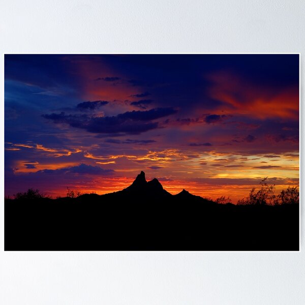 Item preview, Sunset over Picacho Peak designed and sold by Cathy L. Gregg.