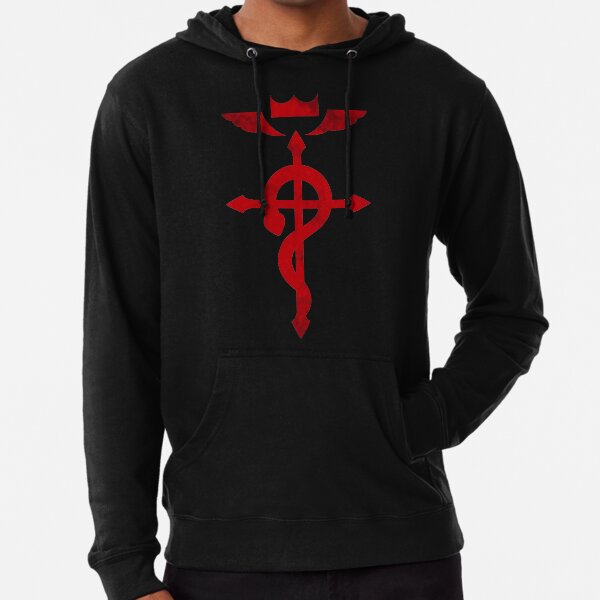 Fullmetal Alchemist Red Logo Lightweight Hoodie