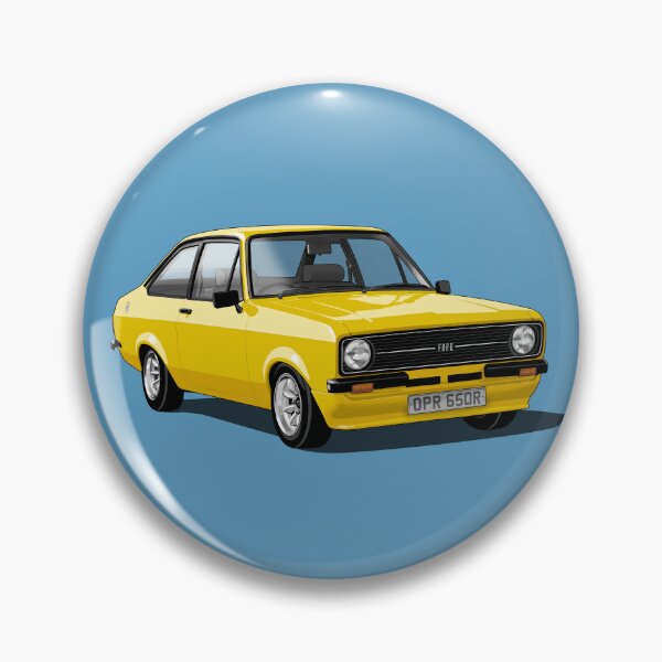 Item preview, Ford Escort Mk 2 in yellow designed and sold by candc-retro.