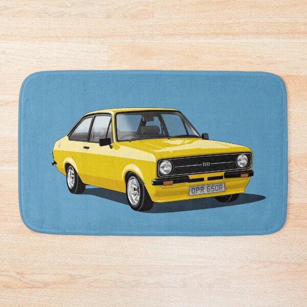 Item preview, Ford Escort Mk 2 in yellow designed and sold by candc-retro.