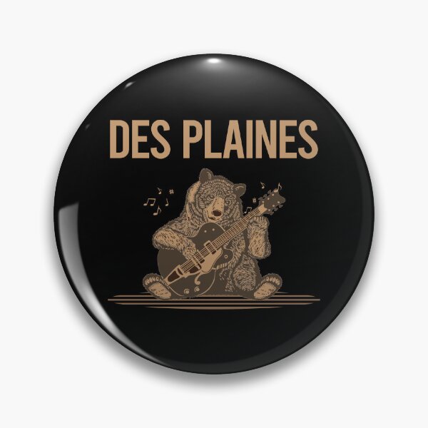 Item preview, Bear With Guitar Des Plaines designed and sold by BloodMoneyTwit.