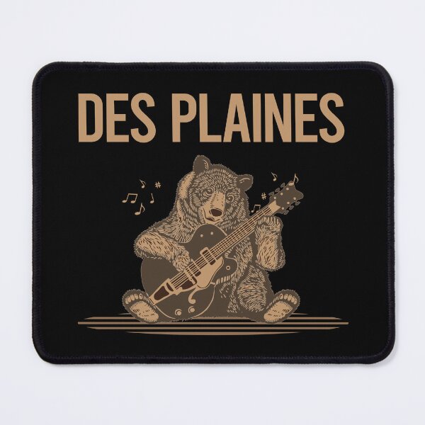 Item preview, Bear With Guitar Des Plaines designed and sold by BloodMoneyTwit.