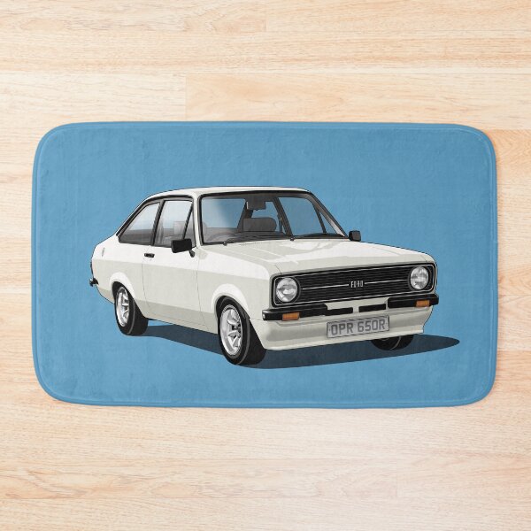 Item preview, Ford Escort Mk 2 in white designed and sold by candc-retro.