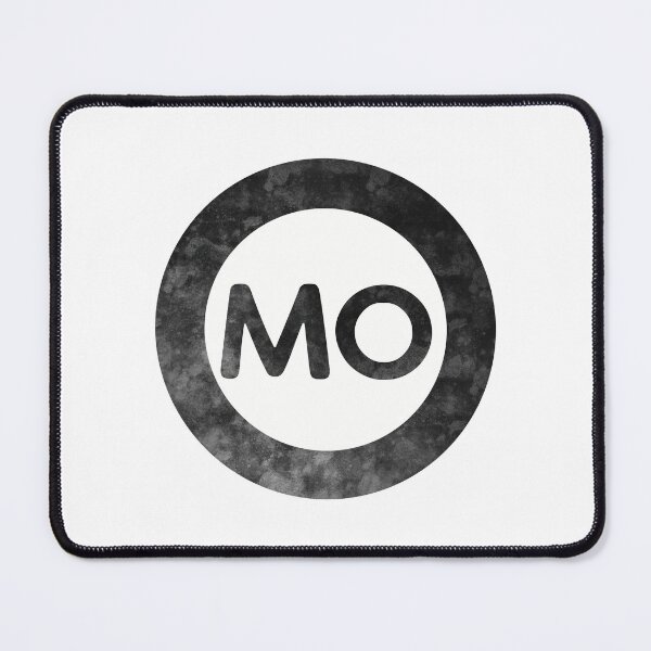 Item preview, Missouri MO distressed black and white circle designed and sold by Krista Robertson.