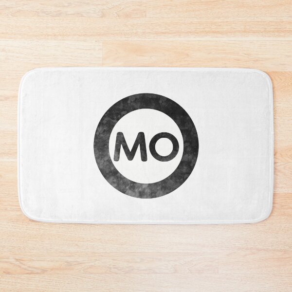 Item preview, Missouri MO distressed black and white circle designed and sold by Krista Robertson.