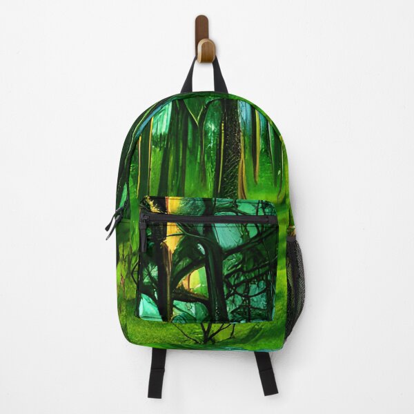 Item preview, green woods forest tree, nature painting #18 designed and sold by supeart.