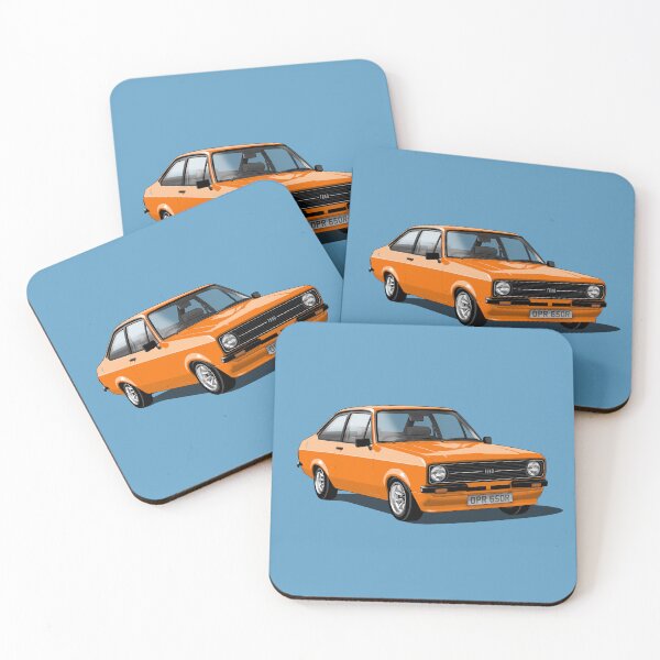 Item preview, Ford Escort Mk 2 in orange designed and sold by candc-retro.