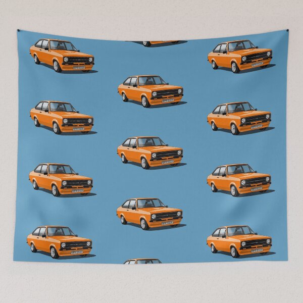 Item preview, Ford Escort Mk 2 in orange designed and sold by candc-retro.