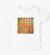 Contemporary Sunny Geometric Design Kids Tee