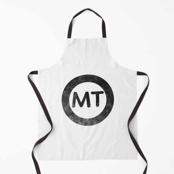 Item preview, Montana MT distressed black and white circle designed and sold by Krista Robertson.