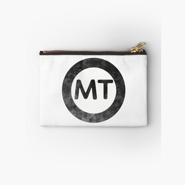 Item preview, Montana MT distressed black and white circle designed and sold by Krista Robertson.