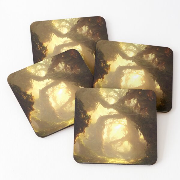 Item preview, forest nature trees , nature matte painting #2 designed and sold by supeart.