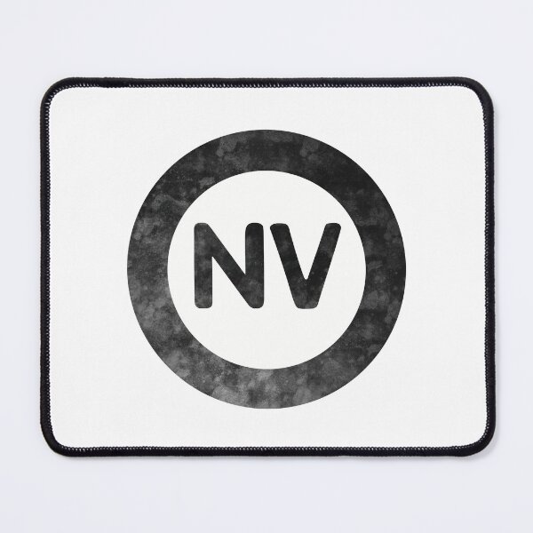Item preview, Nevada NV distressed black and white circle designed and sold by Krista Robertson.