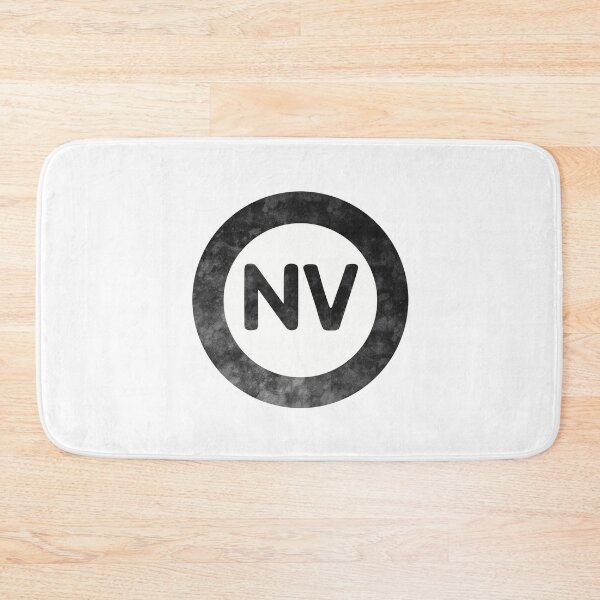 Item preview, Nevada NV distressed black and white circle designed and sold by Krista Robertson.