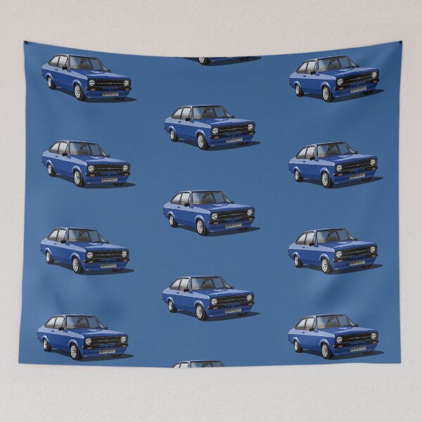 Item preview, Ford Escort Mk 2 in royal blue designed and sold by candc-retro.