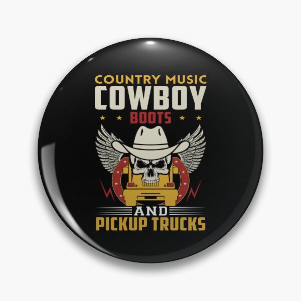 Item preview, Country Music Funny and Cool Cowboy Boots Pickup Truck Saying designed and sold by BELASKRI STORE.