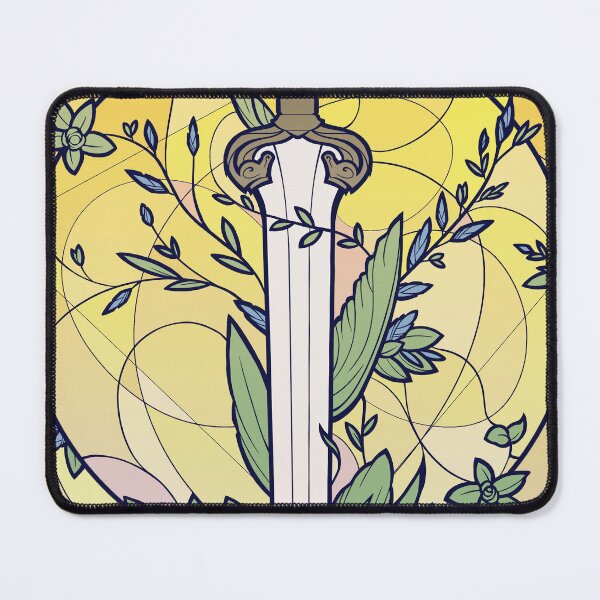 Item preview, Sword of the Shieldmaiden Stained Glass designed and sold by Icewreath.