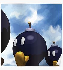 Póster Super Mario 64 Bob-Omb Battlefield