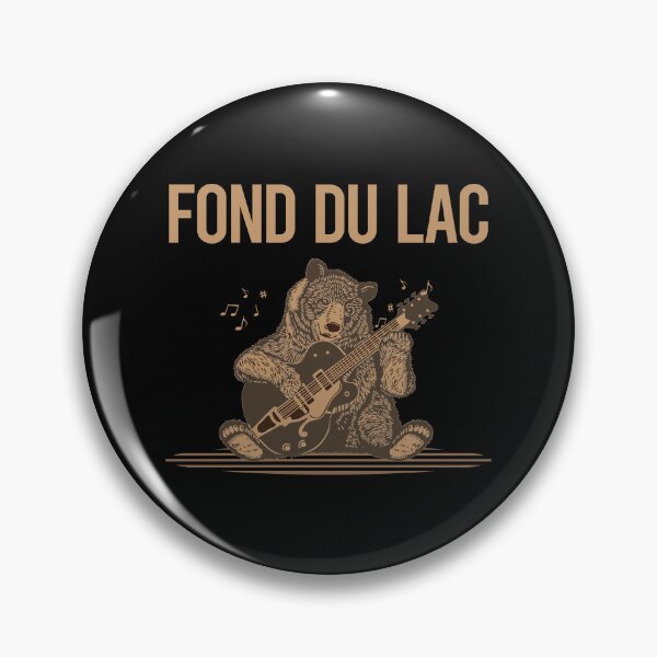 Item preview, Bear With Guitar Fond du Lac designed and sold by BloodMoneyTwit.