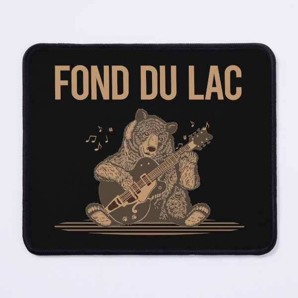 Item preview, Bear With Guitar Fond du Lac designed and sold by BloodMoneyTwit.