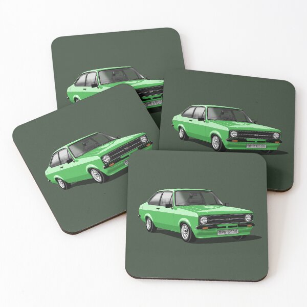 Item preview, Ford Escort Mk 2 in green designed and sold by candc-retro.