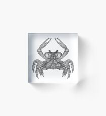 Crab Sketch Acrylic Block