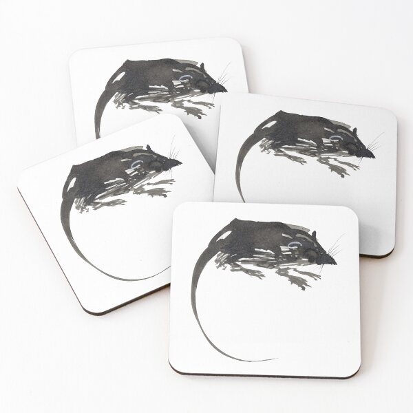 Item preview, Inquisitive ink rat designed and sold by InkandWillow.