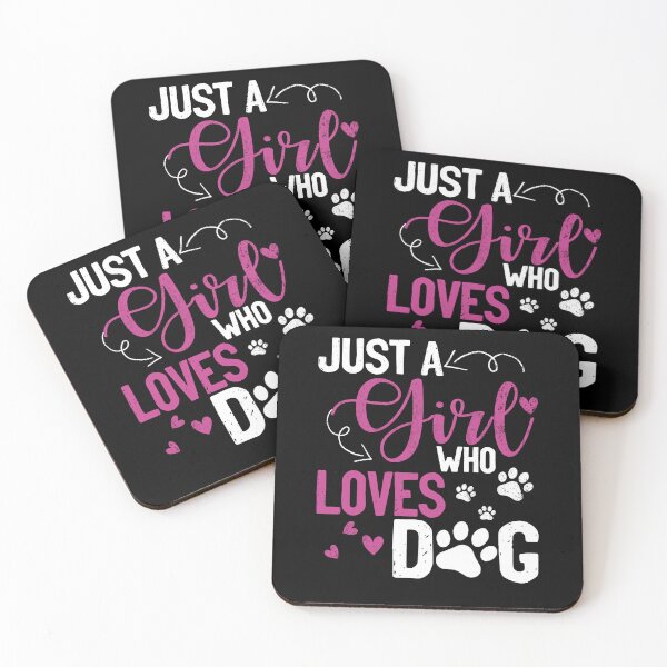 Item preview, Just A Girl Who Loves Dogs designed and sold by Simeon	 Dorelus.