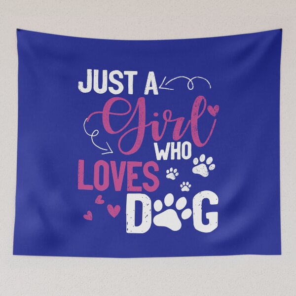 Item preview, Just A Girl Who Loves Dogs designed and sold by Simeon	 Dorelus.