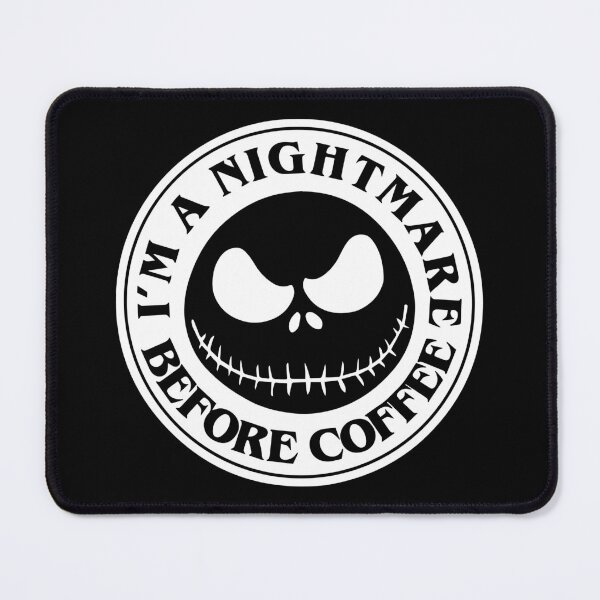 Item preview, I am a Nightmare Before Coffee - Halloween Funny Coffee scary spooky costume pumpkin designed and sold by The Patootoos.