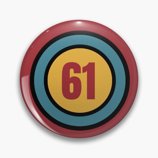 Item preview, The Number 61 - sixty one - sixty first - 61st designed and sold by SirenSeventyOne.