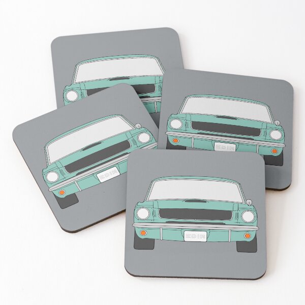 Item preview, Ford Mustang Shelby GT350 1964-1966 tropical turquoise color designed and sold by EdimDesign.