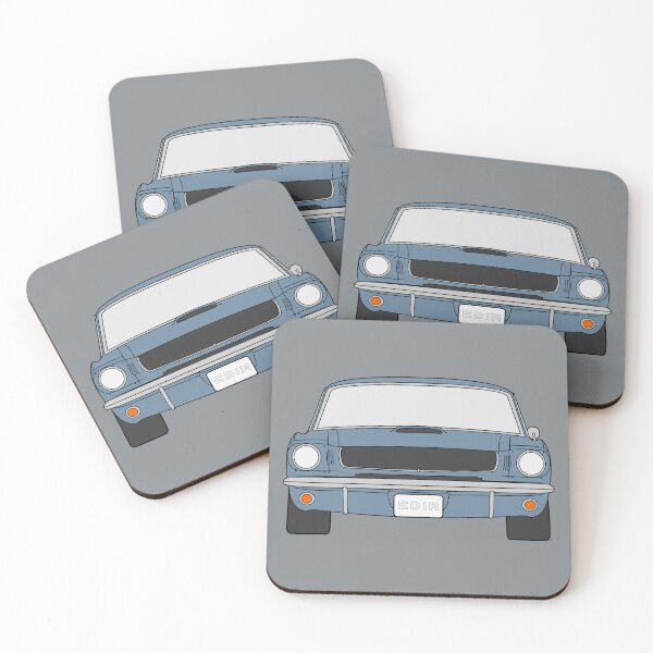 Item preview, Ford Mustang Shelby GT350 1964-1966 silver blue color designed and sold by EdimDesign.