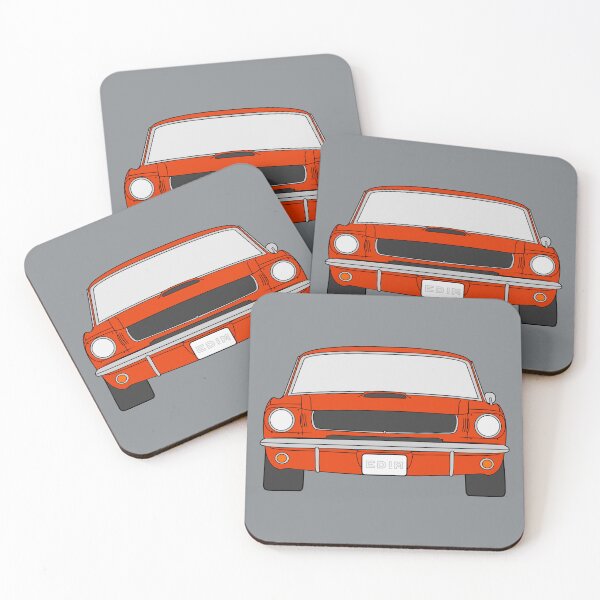 Item preview, Ford Mustang Shelby GT350 1964-1966 poppy red color designed and sold by EdimDesign.