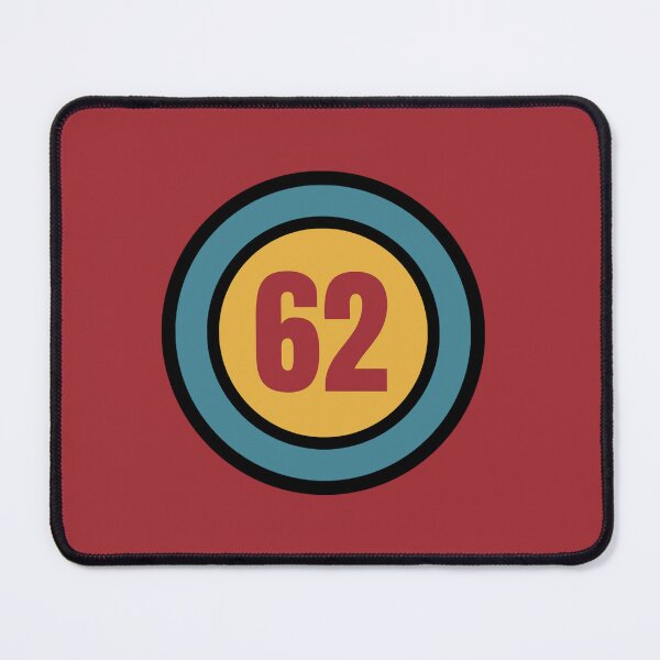 Item preview, The Number 62 - sixty two - sixty second - 62nd designed and sold by SirenSeventyOne.