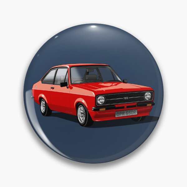 Item preview, Ford Escort Mk 2 in red designed and sold by candc-retro.