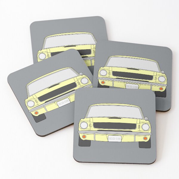 Item preview, Ford Mustang Shelby GT350 1964-1966 springtime yellow color designed and sold by EdimDesign.