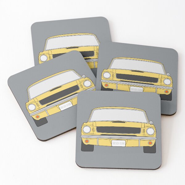 Item preview, Ford Mustang Shelby GT350 1964-1966 sunlight yellow color designed and sold by EdimDesign.